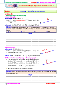 Bài tập phương pháp tọa độ trong mặt phẳng – Diệp Tuân