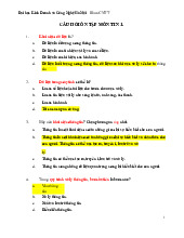 Câu hỏi trắc nghiệm ôn tập môn Tin học  | Trường đại học kinh doanh và công nghệ Hà Nội