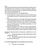 Bài tập kinh tế vi mô (Cung - Cầu) | Trường Đại học Kinh tế – Luật