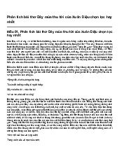 Phân tích bài thơ Đây mùa thu tới của Xuân Diệu chọn lọc hay nhất | Ngữ văn 11