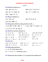 Tài Liệu Ôn Hè Môn Toán 8 Lên 9