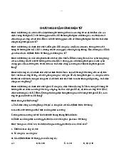 Câu hỏi và giải thích chương 10 Môn Điện tử - Viễn thông | Đại học Cần Thơ