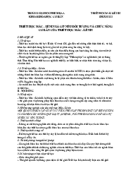 Tài liệu Chương 1 - Triết học Mac - Lenin | Trường Đại học Phenika