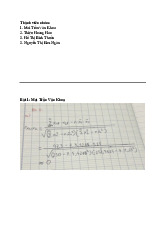 Bài tập chương 3 kinh tế lượng mm