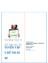 Tuyển tập 5 đề thi B1 B2 - Tiếng Anh B1 | Trường Đại học Kinh tế, Đại học Quốc gia Hà Nội