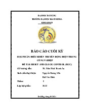 BÁO CÁO CUỐI KỲ HỌC PHẦN: ĐIỀU KHIỂN TRUYỀN ĐỘNG ĐIỆN TRONG CÔNG NGHIỆP - môn truyền động điện –Trường Đại học bách khoa – đại học Đà Nẵng