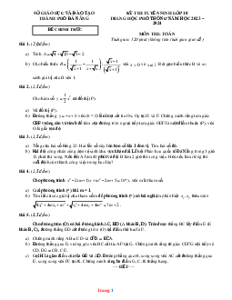 Đề thi tuyển sinh vào lớp 10 THPT năm học 2023-2024 môn toán Sở GD TP. Đà Nẵng (có đáp án và lời giải chi tiết