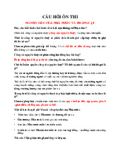 Tai lieu on tap Phap luat dai cuong