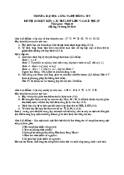Đề thi cuối kỳ Cấu trúc dữ liệu và giải thuật | Trường Đại học CNTT Thành Phố Hồ Chí Minh