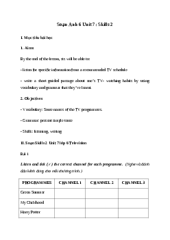 Giải Tiếng Anh 6 Unit 7: Skills 2 | Global Success