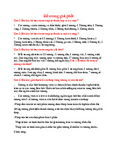 ĐỀ CƯƠNG GIẢI PHẪU A GP NTP k16 - Các kiến thức cơ bản về xương và hệ thống thần kinh. Môn Giải phẫu cơ bản | Đại học Trường Đại học Phenika.