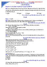 Bài toán suy luận logic, sơ đồ Ven trong các đề thi học sinh giỏi Toán 6