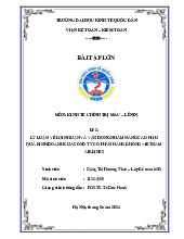 Lý luận về lợi nhuận và vận dụng nhằm nâng cao hiệu quả kinh doanh của công ty cổ phần hàng không Vietnam Airlines | Môn Kinh tế chính trị Mác-Lênin - Đại học Kinh Tế Quốc Dân