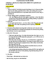 Tài liệu soạn bài luật hành chính | Trường Đại học Luật, Đại học Quốc gia Hà Nội
