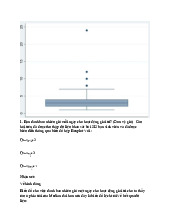 Bài tập chương 2 tổng hợp về kiểm định tỷ lệ và kiểm định phương sai | Trường Đại học Kinh tế – Luật