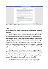 Bài kiểm tra chủ nghĩa xã hội khoa học | Học viện Hành chính Quốc gia