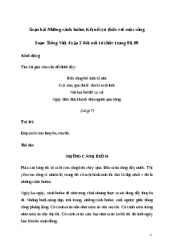 Soạn bài Đọc: Những cánh buồm | Kết nối tri thức