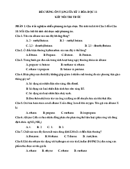 Đề cương ôn tập giữa học kì 2 môn Hóa học 11 sách Kết nối tri thức với cuộc sống