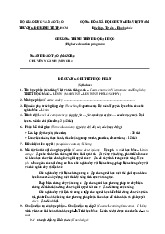 Đề cương chi tiết học phần - Môn Kinh tế vĩ mô - Đại Học Kinh Tế - Đại học Đà Nẵng