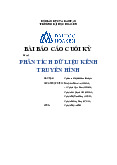 Bài cuối kỳ Nghiên cứu thị hiếu khán thính giả nhóm Ân - Tài liệu tham khảo | Đại học Hoa Sen