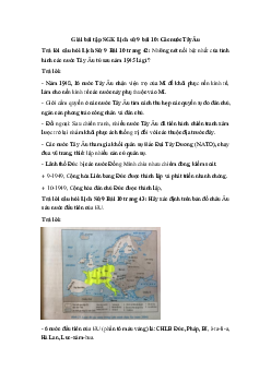 Các nước Tây Âu