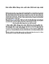 Bản kiểm điểm Đảng viên cuối năm 2024 mới cập nhật