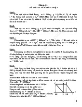 Đề cương bài tập ôn tập môn truyền động điện –Trường Đại học bách khoa Hà Nội
