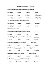 Đề thi giữa kì 2 - Đề số 3 Môn Tiếng anh | Trường Cao đẳng Kinh tế - Kỹ thuật Công thương