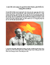 Cuộc đời và Tư tưởng Hồ Chí Minh: Hành trình Cách mạng Việt Nam | Môn Tư tưởng Hồ Chí Minh - Học viện Thanh thiếu niên Việt Nam