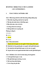TOP 150 câu hỏi trắc nghiệm Môn Tâm lý học đại cương | Đại học Sư Phạm Hà Nội