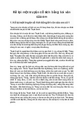 Top 16 mẫu kể lại một truyện đã biết truyền thuyết, cổ tích bằng lời văn của em | Văn mẫu lớp 6