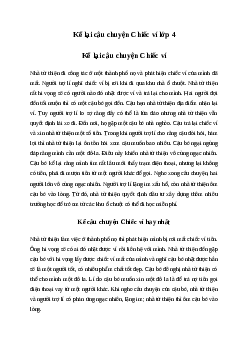 Kể lại câu chuyện Chiếc ví | Văn mẫu Tiếng việt 10| Cánh diều