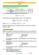 Các Dạng Toán Bài Phương Sai Và Độ Lệch Chuẩn Mẫu Số Liệu Ghép Nhóm Lớp 12 Giải Chi Tiết