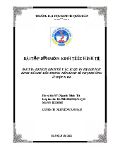 Kinh tế chính trị - Kinh tế Chính trị Mác-Lê Nin (KTCT01) | Đại học kinh tế quốc dân NEU
