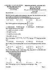 Đề giữa học kì 1 Toán 10 năm 2025 – 2026 trường THPT Lê Chân – Hải Phòng
