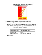 Bài thu hoạch tham gia Bảo tàng: Chiến thắng lịch sử Việt Nam trong thời đại Hồ Chí Minh | Môn Tư tưởng Hồ Chí Minh - Đại học Bách Khoa Hà Nội