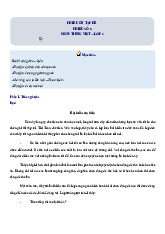 Đề ôn tập hè lớp 4 lên lớp 5 môn Tiếng Việt - Đề số 5