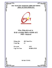 Báo cáo thực hành Radare và phân tích mã độc môn Phân tích mã độc | Học viện Công Nghệ Bưu Chính Viễn Thông