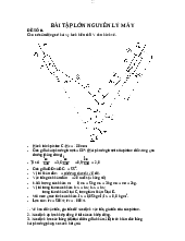 Bài tập lớn môn học - Nguyên Lý Máy | Trường Đại học Bách khoa Thành phố Hồ Chí Minh