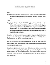 Bài thu hoạch lớp nhận thức về Đảng