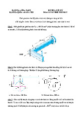 Đề thi Cơ sở thiết kế máy kỳ 1 năm học 2021-2022 | Trường Đại học Công nghệ, Đại học Quốc gia Hà Nội
