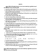 Đề số 9 - Môn Kinh tế vĩ mô - Đại Học Kinh Tế - Đại học Đà Nẵng