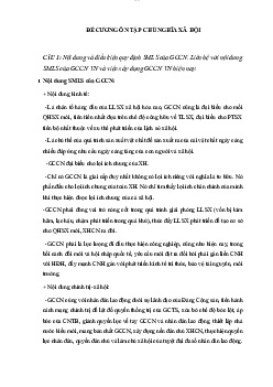 Đề cương cuối kì 1 lịch sử kinh tế chính trị | Đại học Sư Phạm Hà Nội
