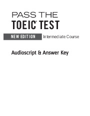 Pass The Toeic Test (Inter) - Answer Keys + Scripts