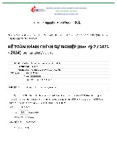 Bài quiz kế toán hành chính Môn Kế toán hành chính sự nghiệp | Trường Đại học Công nghiệp Thành phố Hồ Chí Minh