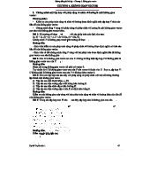 Tài liệu ôn tập chương 4: Không gian vector - Toán cao cấp