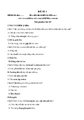 TOP 2 đề thi học kỳ 1 môn Hoạt động trải nghiệm lớp 6 năm học 2024 - 2025 | Bộ sách Kết nối tri thức