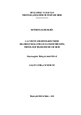 Luận văn Yếu tố ảnh hưởng đến mua TPAT tại TP.HCM môn Luận văn thạc sĩ kinh tế | Đại học Kinh tế Thành phố Hồ Chí Minh