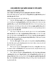 Ngân hàng bài tập tình huống hành vi tổ chức ( có lời giải ) | Đại học Gia Định