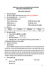Đề cương môn học Thống kê ứng dụng - Xác suất thống kê | Đại học Mở Thành phố Hồ Chí Minh
